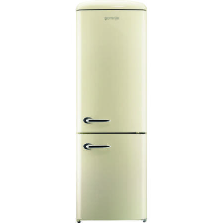 Gorenje RK60359OC Retro Style Freestanding Fridge Freezer Right Hand Hinge Cream