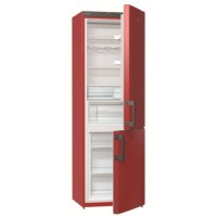 Gorenje RK6192ERD 453689 60cm Wide Frost Less Freestanding Fridge Freezer Fire Red