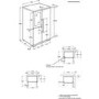 AEG RKE73211DM 54cm Wide Freestanding Fridge - Stainless Steel