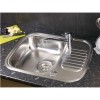 Single Bowl Polished Stainless Steel Kitchen Sink - Reginox Regidrain