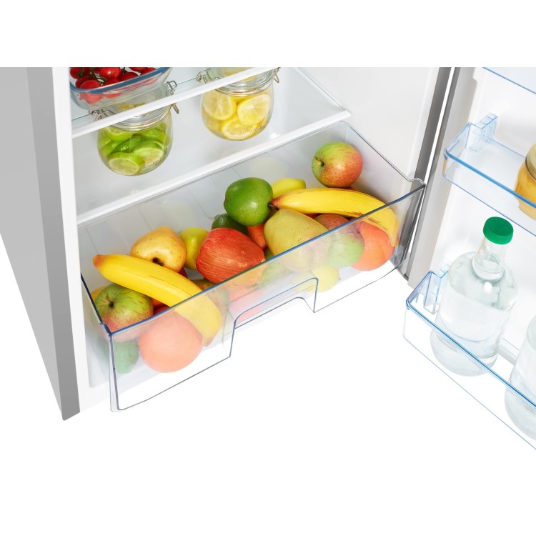 Hisense RL170D4BC21 56cm Wide Freestanding Under Counter Larder Fridge - Stainless Steel