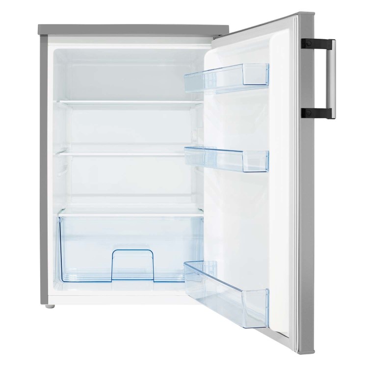Hisense RL170D4BC21 56cm Wide Freestanding Under Counter Larder Fridge - Stainless Steel