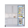 Samsung BeSpoke 387 Litre 70/30 Freestanding Fridge Freezer - Silver