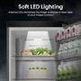 Hotpoint KitchenFit 372 Litre Tall Freestanding Larder Fridge - Silver