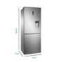 Samsung 432 Litre 70/30 Freestanding Fridge Freezer With Digital Inverter  - Silver