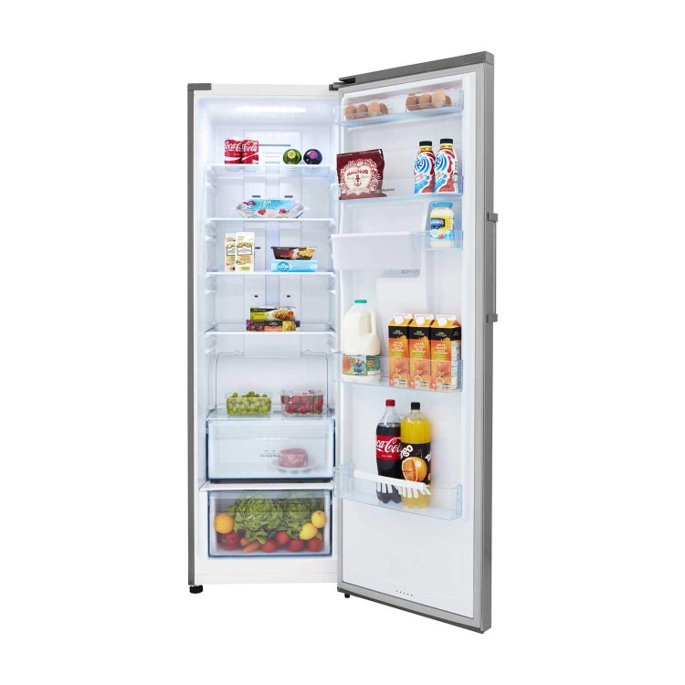 Hisense RL462N4EC1 355 Litre Tall Freestanding Fridge With Water Dispenser Stainless Steel Effect