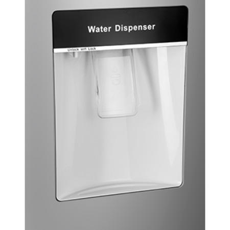 Hisense RL462N4EC1 355 Litre Tall Freestanding Fridge With Water Dispenser Stainless Steel Effect