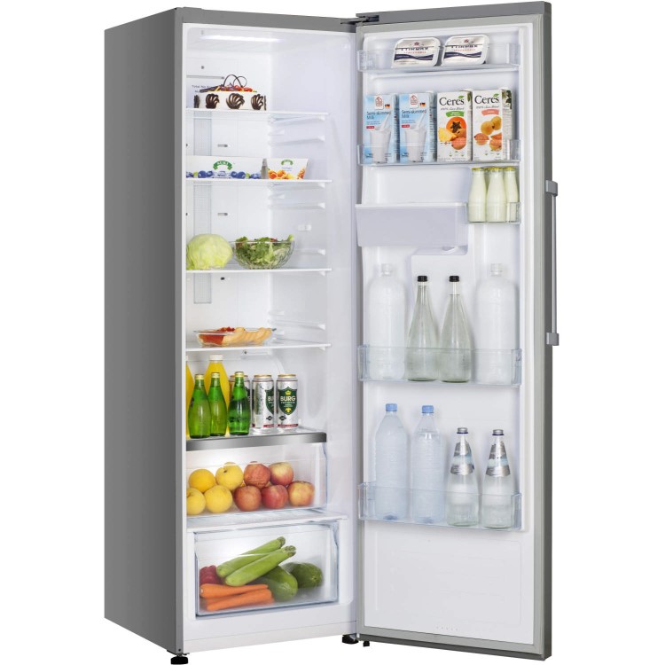 Hisense RL462N4WC1 Freestanding Tall Larder Fridge With Non-plumbed Water Dispenser Stainless Steel
