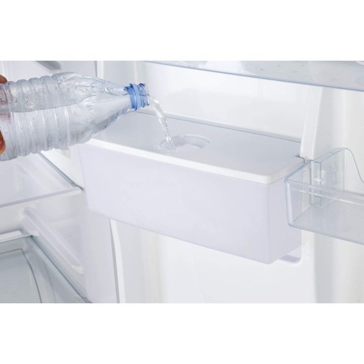 Hisense RL462N4WC1 Freestanding Tall Larder Fridge With Non-plumbed Water Dispenser Stainless Steel
