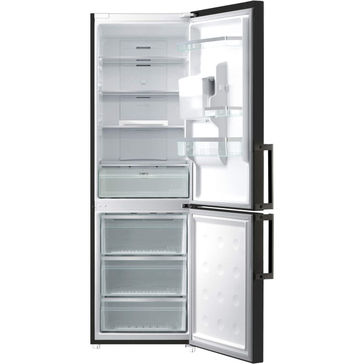 Samsung RL56GWGBP1 G-series 1.85m Gloss Black Freestanding Fridge Freezer with Water Dispenser