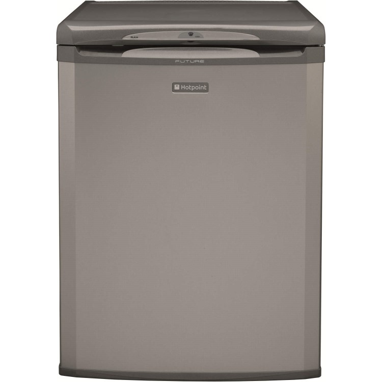 GRADE A1 - Hotpoint RLA36G 60cm Wide Freestanding Under Counter Fridge - Graphite