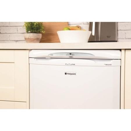 GRADE A2 - Hotpoint RLA36P Future Freestanding Under Counter Fridge with Microban -Global White
