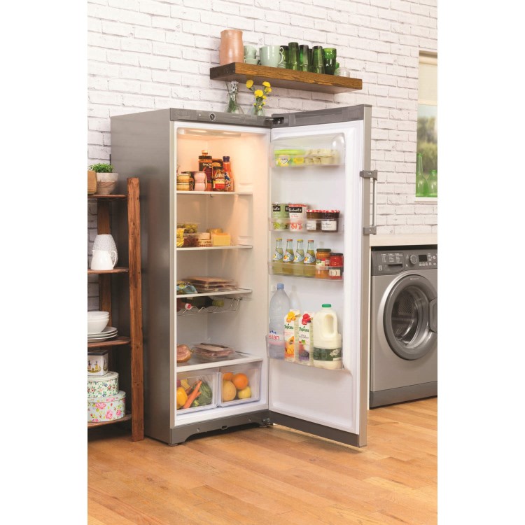 Hotpoint RLFM151G 1.5m High Freestanding Fridge in Graphite