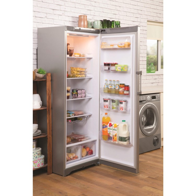 Hotpoint RLFM171G 1.75m High Freestanding Fridge in Graphite