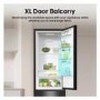 Hisense 368 Litre 60/40 Freestanding Fridge Freezer - Black