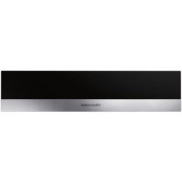 Rangemaster 14cm Built-in Storage Drawer Black Stainless