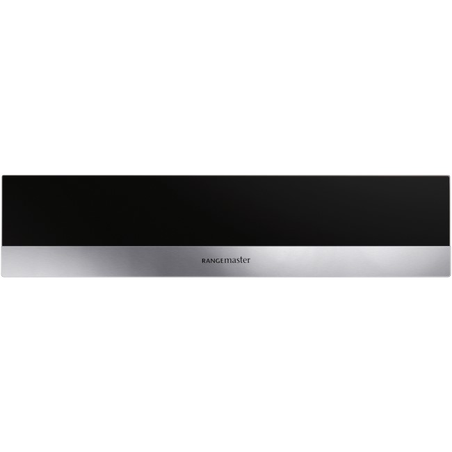 Rangemaster 14cm High Builtin Warming Drawer Black RMB45WDBLSS