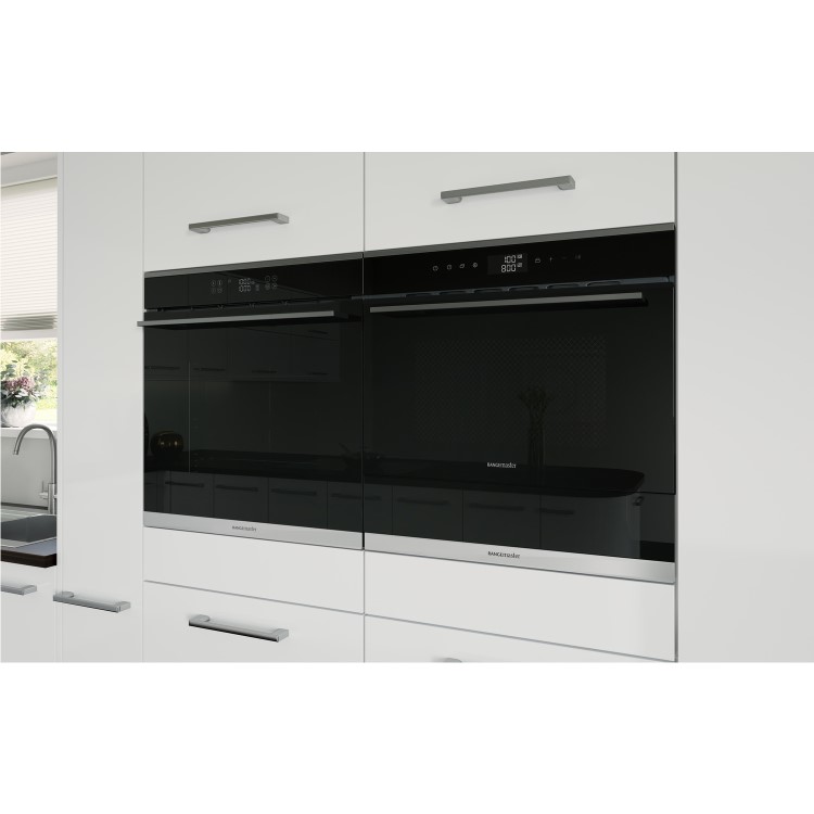 GRADE A2 - Rangemaster RMB610BLSS 60cm Built-in Single Oven - Black And Stainless Steel