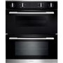 Rangemaster RMB7245BLSS Electric Built Under Double Oven - Black