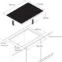 GRADE A3 - Rangemaster RMB75HPECGL  75cm 5 Zone Ceramic Hob Black Glass