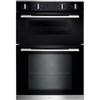 Refurbished Rangemaster RMB9048BLSS 60cm Double Built In Electric Oven Black