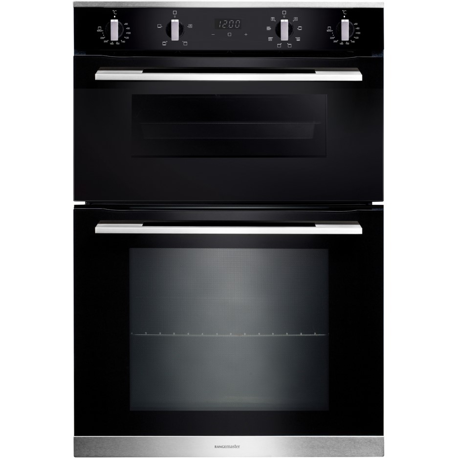 Rangemaster RMB9048BLSS Electric Built In Double Oven Black