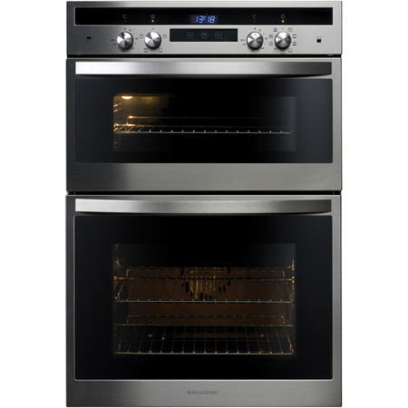 Rangemaster 85660 R9049 Contemporary Multifunction Electric Built-in Double Oven in Stainless Steel
