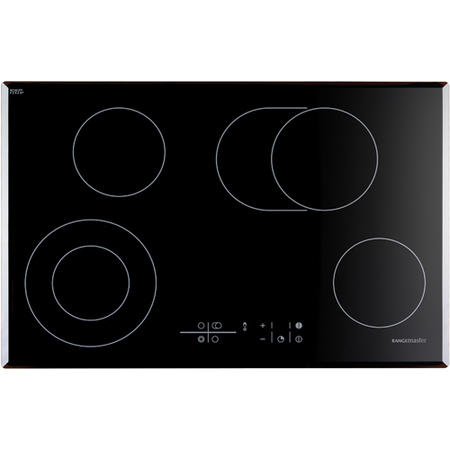 Rangemaster 85730 Touch Control 77cm Ceramic Hob - Black 