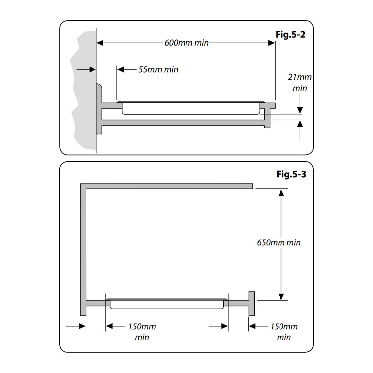 Rangemaster 85700 RGG77 Contemporary Glass Base 77cm Gas Hob