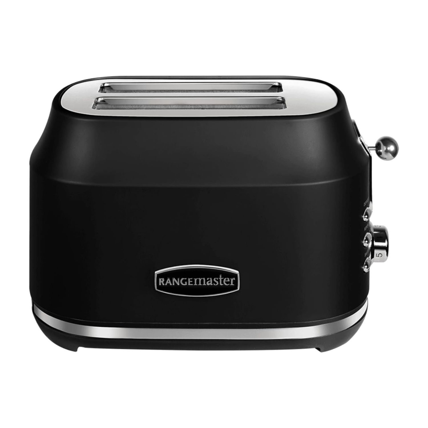Rangemaster Classic 2-Slice Traditional Toaster – Matt Black 6 Browning ...