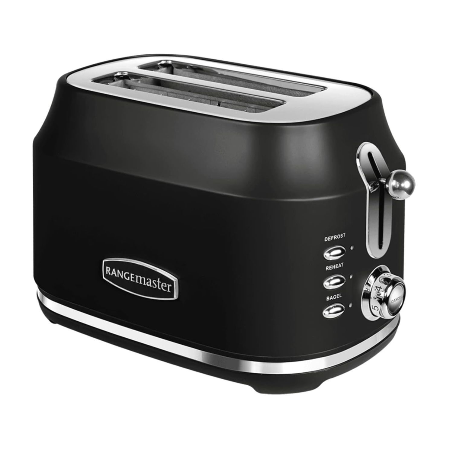 Rangemaster Classic 2-Slice Traditional Toaster – Matt Black 6 Browning ...