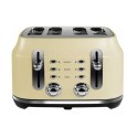 RMCL4S201CM Rangemaster Classic 4 Slice Toaster - Cream