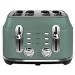 Rangemaster Classic 4 Slice Toaster - Mineral Green