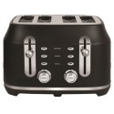 RMCL4S304BK Rangemaster RMCL4S304BK Classic 4-Slice Toaster – Stylish Matt Black Fast Toasting