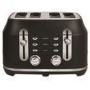 Rangemaster RMCL4S304BK Classic 4-Slice Toaster – Stylish Matt Black Fast Toasting