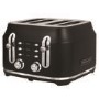 Rangemaster RMCL4S304BK Classic 4-Slice Toaster – Stylish Matt Black Fast Toasting