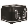 Rangemaster RMCL4S304BK Classic 4-Slice Toaster – Stylish Matt Black Fast Toasting
