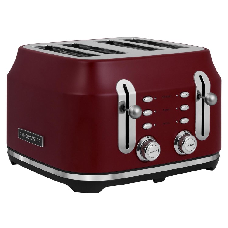 Rangemaster 4 Slice Classic Toaster - Bordeaux