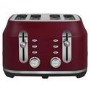 Rangemaster 4 Slice Classic Toaster - Bordeaux