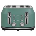 RMCL4S304MG Rangemaster RMCL4S304MG Classic 4-Slice Toaster – Stylish Matt Mineral Green Fast Toasting