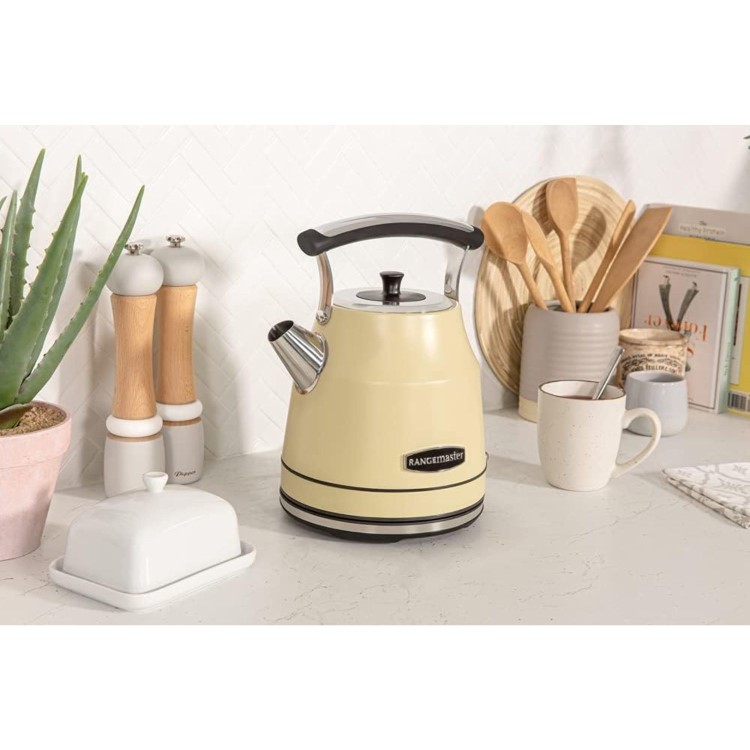 Rangemaster Classic 1.7L Kettle – Cream  Rapid Boil & Traditional Design