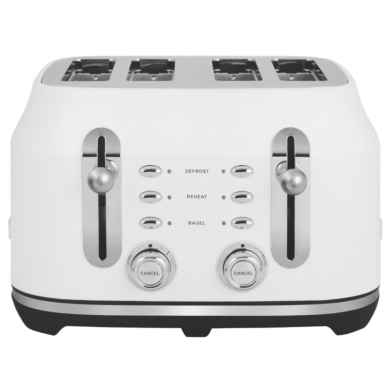 Rangemaster 4 Slice Classic Toaster - Matte White