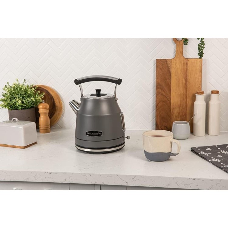 Rangemaster Cordless Classic Dome 1.7L Kettle - Grey
