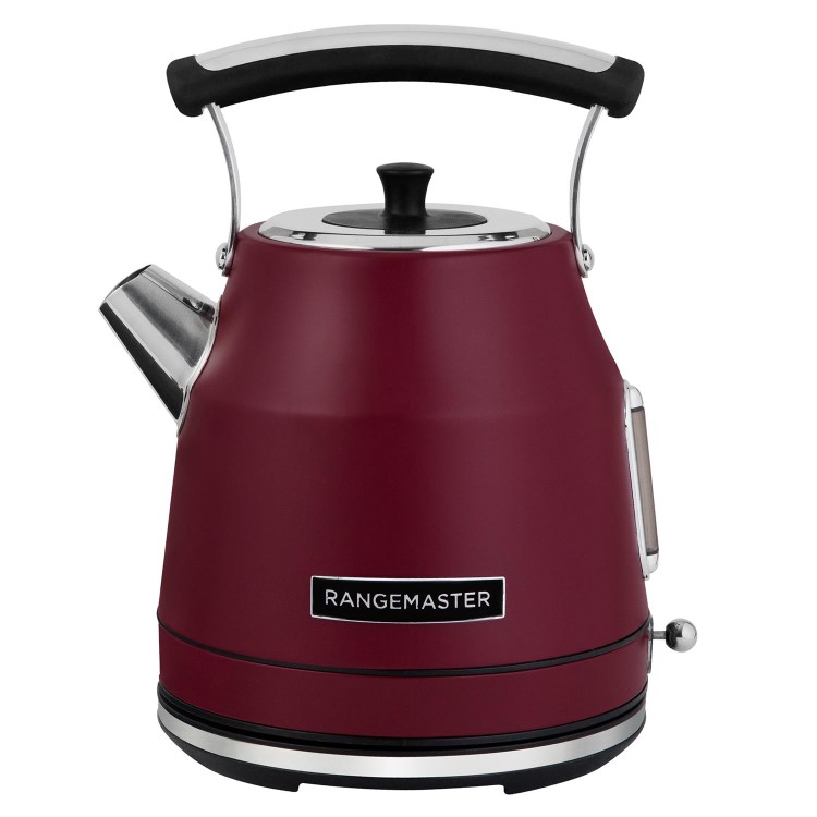 Rangemaster RMCLDK301BU Classic Dome 1.7L Kettle – Bordeaux 3kW Quick & Quiet Boil