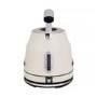 Rangemaster Classic 1.7 L 3000W Quiet Boil Cordless Electric Kettle – Traditional Dome Design With Safety & Swivel Base – Cream