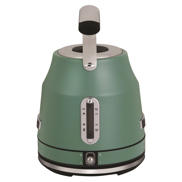 Rangemaster RMCLDK301MG 1.7L Classic Dome Matt Mineral Green Kettle – Electric Fast Boil Kettle with Stylish Design