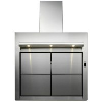 Rangemaster 86900 Galaxy Angled 90cm Chimney Hood  in Stainless steel