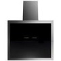 Rangemaster 86910 Galaxy Angled 90cm Chimney Hood - Black Glass