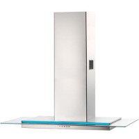 GRADE A2 - Rangemaster 100cm Chimney Cooker Hood Stainless Steel And Glass