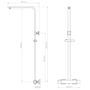 Triton Velino Cool Touch Bar Diverter Thermostatic Mixer Shower